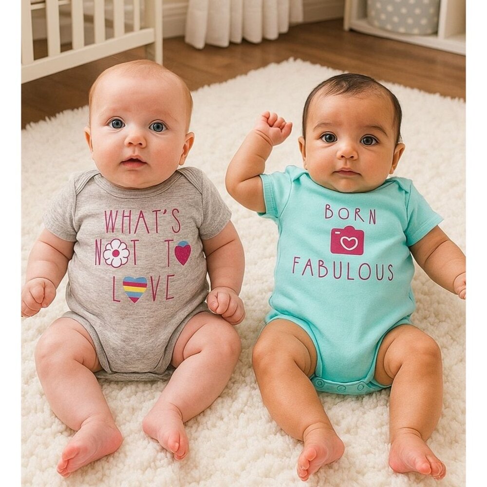 Rene Rofe 0-3m Baby Girl 2-piece Set Bodysuit Outfit Fabulous Whats not to Love